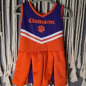 Clemson Tigers 6-12mon cheerleader outfit.